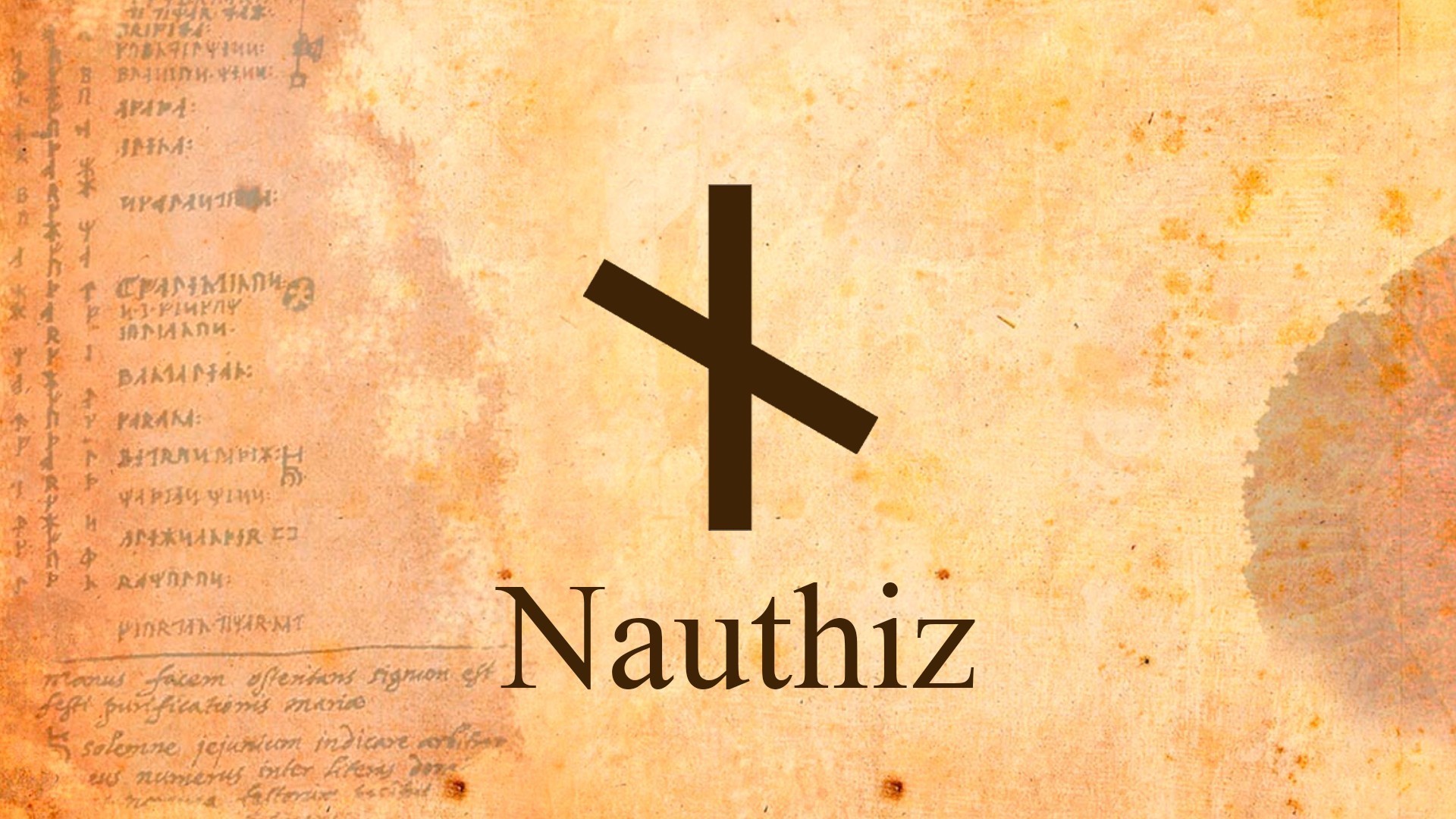 A Runa Nauthiz e Seus Significados | Curso de Runas