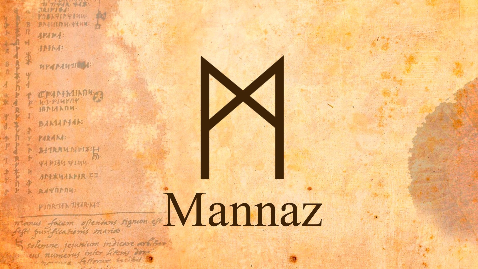 a runa mannaz